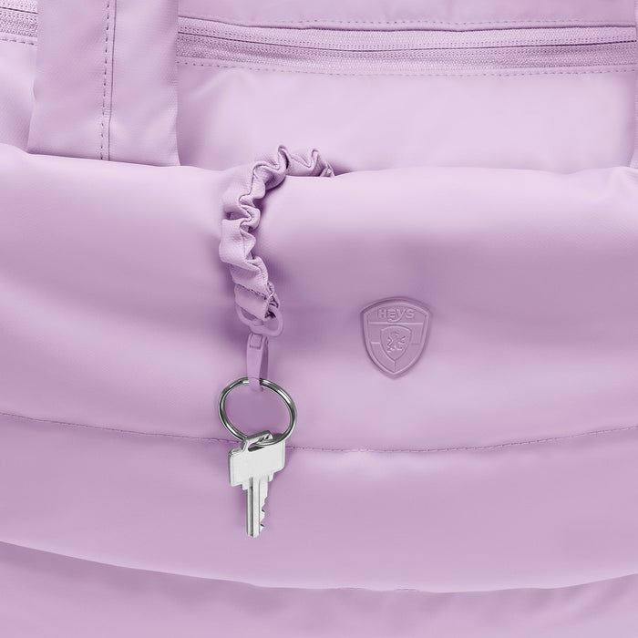 Heys Puffer Tote Bag Lavender – Klíče v přístupné kapse