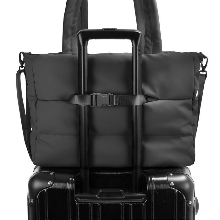 Heys Puffer Travel Tote Black – Přes rameno i na kufru