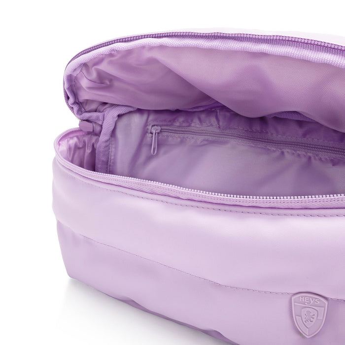 Heys Puffer Waist Bag Lavender – Vnitřní zipová přihrádka