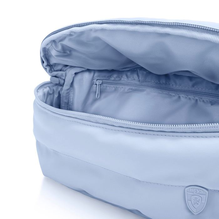 Heys Puffer Waist Bag Light Blue – Vnitřní zipová přihrádka