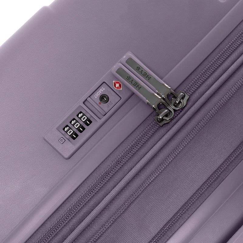 Heys ReNew L Amethyst – Kovové rohy a TSA