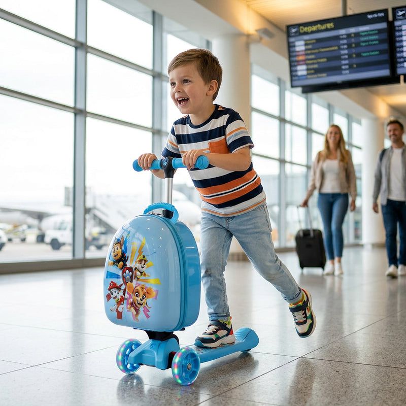 Heys Turbo Tots Scooter Paw Patrol Blue – další pohled