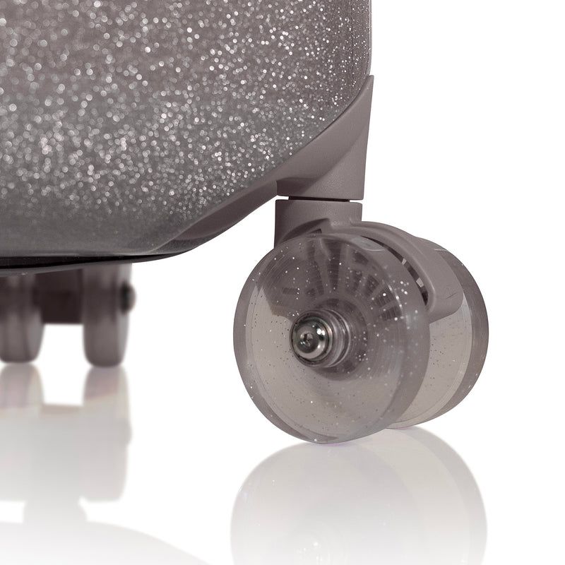 Heys xCase Galaxy S Lunar Taupe – Průsvitná třpytivá kolečka