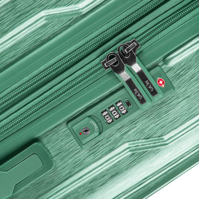 Heys Xtrak L Midnight green – Zapuštěný kombinační TSA