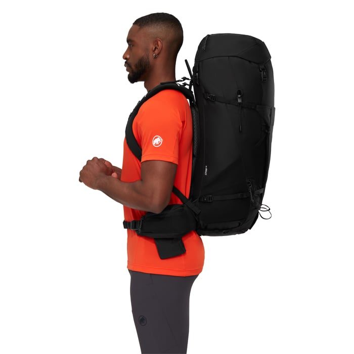 Mammut Lithium 50 – Přístup dole a prostor podle sestavy