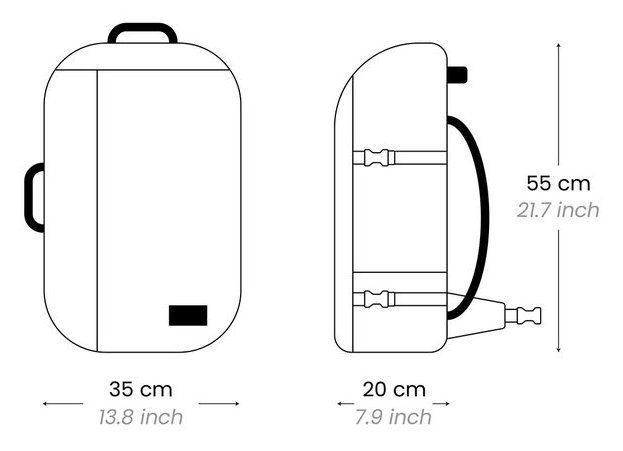 Specifikace CabinZero ADV 42L