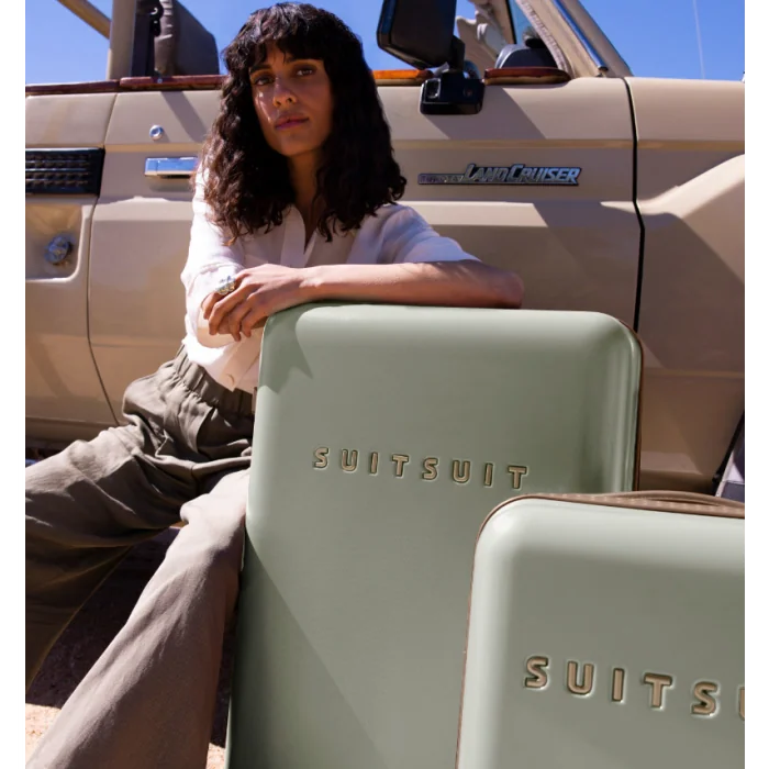 SUITSUIT® Fab Seventies – dvojitá kolečka s rotací 360°