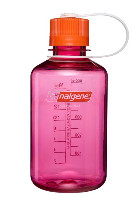 Nalgene Narrow Mouth Thrill & Motion 500 ml – Kompaktní tělo s výrazným uzávěrem