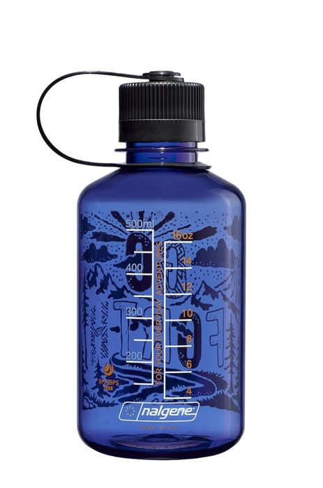 Nalgene Narrow Mouth Wild Expressions 500 ml – Přehled o zbývající vodě