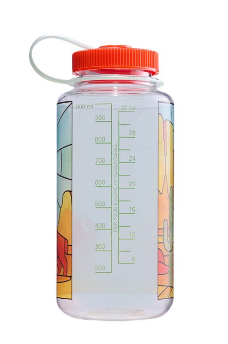 Nalgene Wide Mouth Stained Glass 1 l – Stupnice zůstává praktická