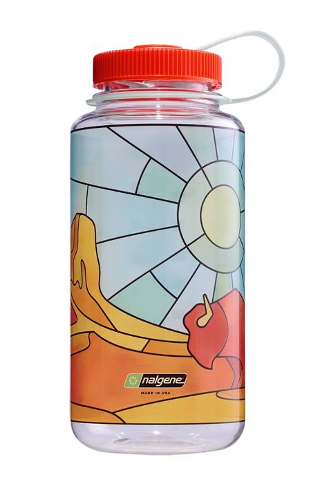 Nalgene Wide Mouth Stained Glass 1 l – Krajina ve vitrážovém motivu
