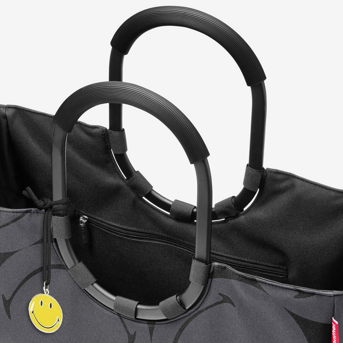 Reisenthel Loopshopper L Smiley grey – produktový detail