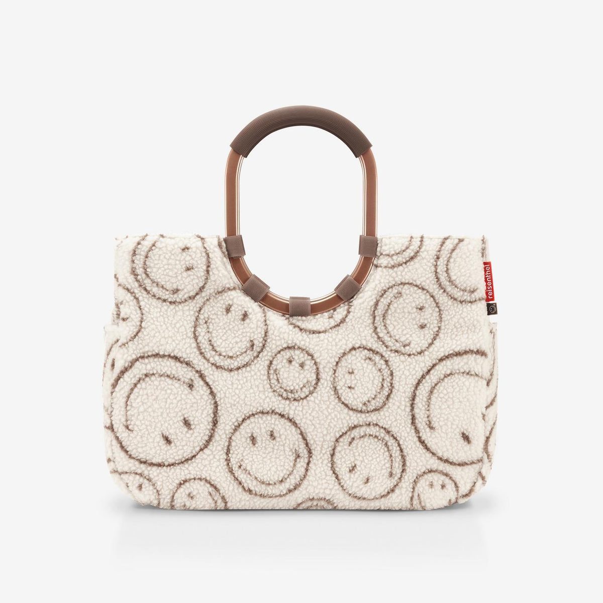 Reisenthel Loopshopper L Smiley Teddy Chocolate – produktový detail
