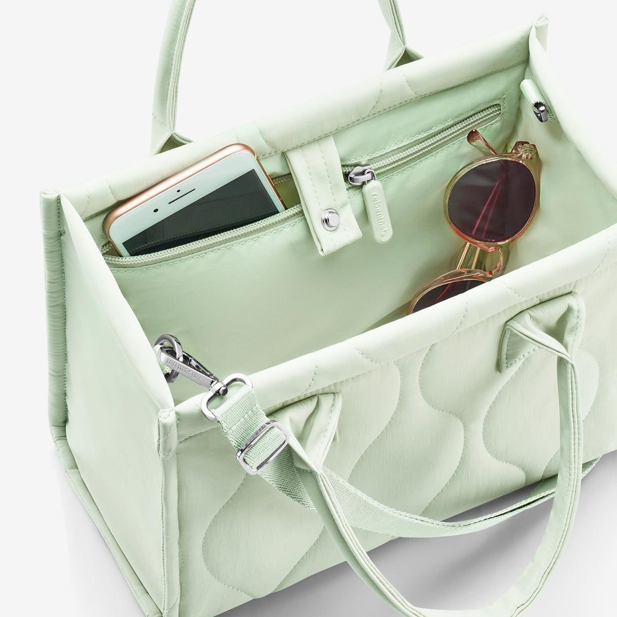 Reisenthel Daily Shopper XS Puffer Iced Matcha – produktový detail