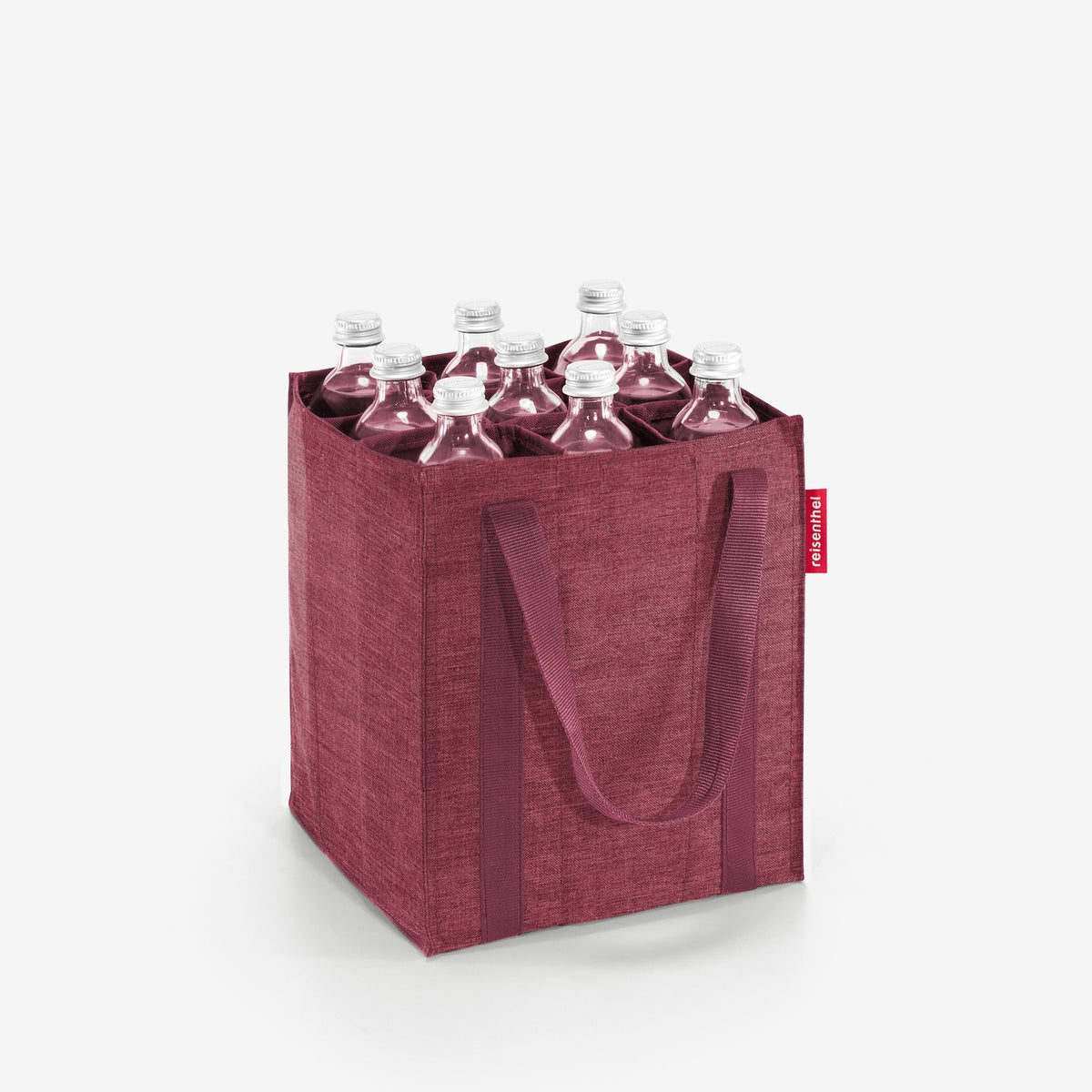Reisenthel Bottlebag Twist maroon – produktový detail
