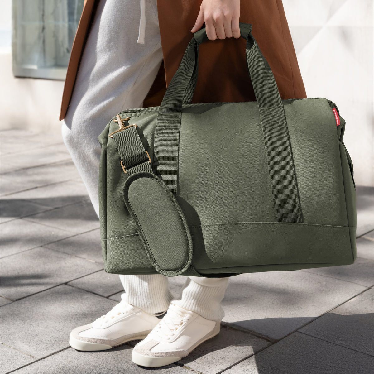 Reisenthel Allrounder L Urban forest Gold – lifestyle fotografie
