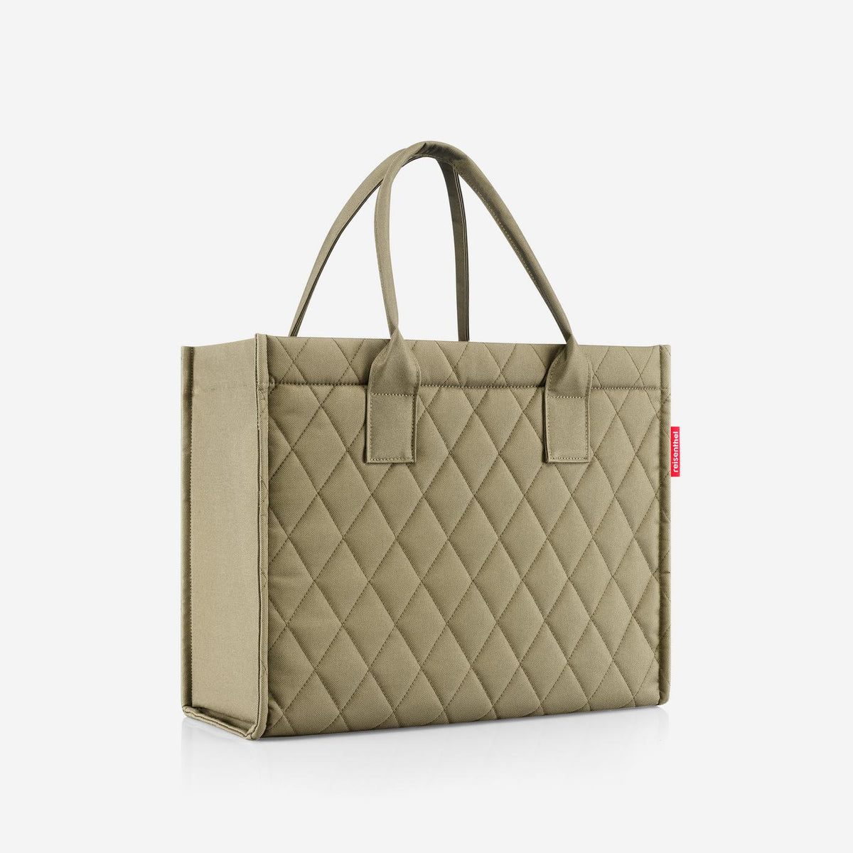 Reisenthel Daily Shopper Rhombus Olive – produktový detail