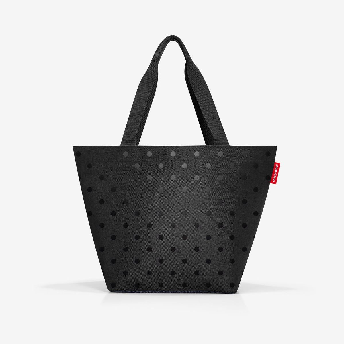 Reisenthel Shopper M Glossy dots black – produktový detail