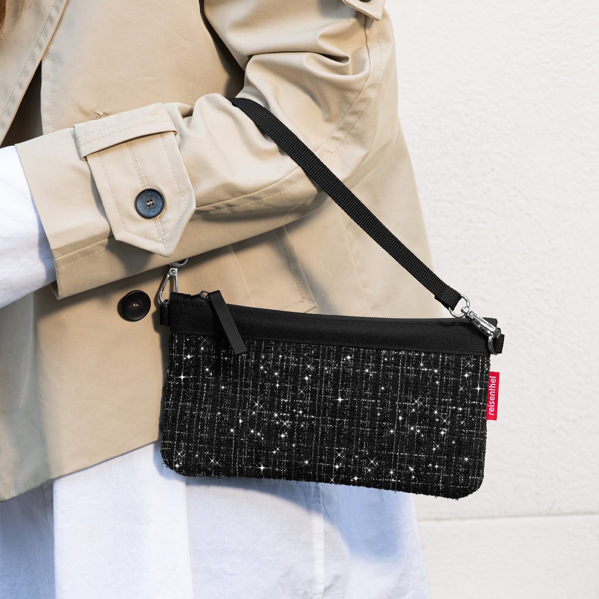 Reisenthel Mini Pouch Boucle Black – lifestyle fotografie
