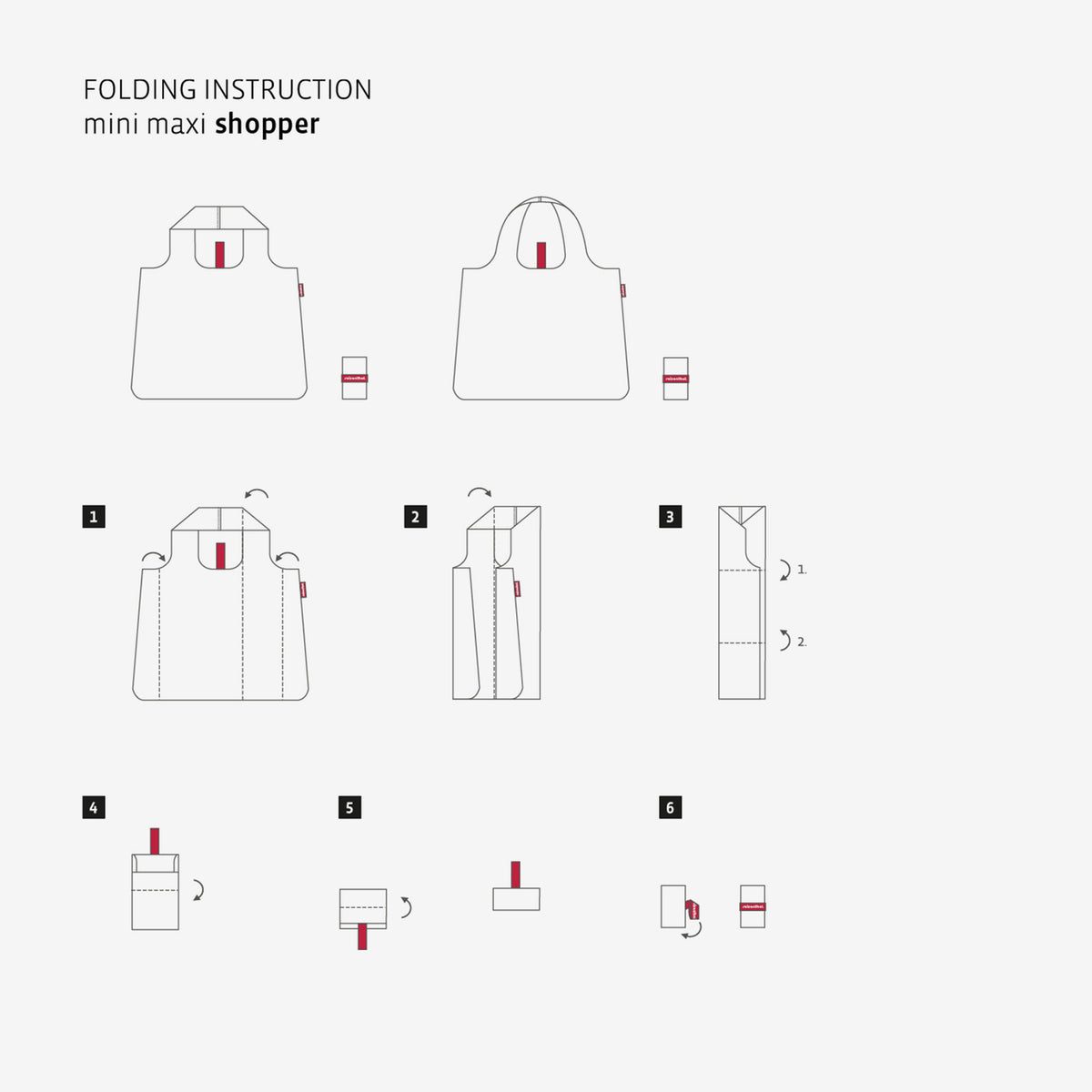 Reisenthel Mini Maxi Shopper Leo nero – produktový detail