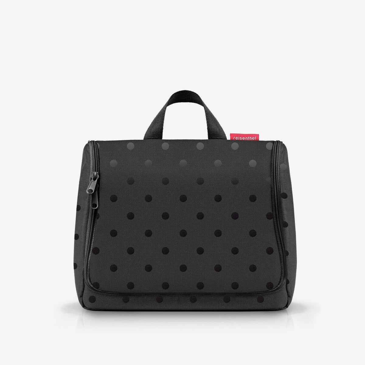 Reisenthel Toiletbag XL Glossy dots black – produktový detail