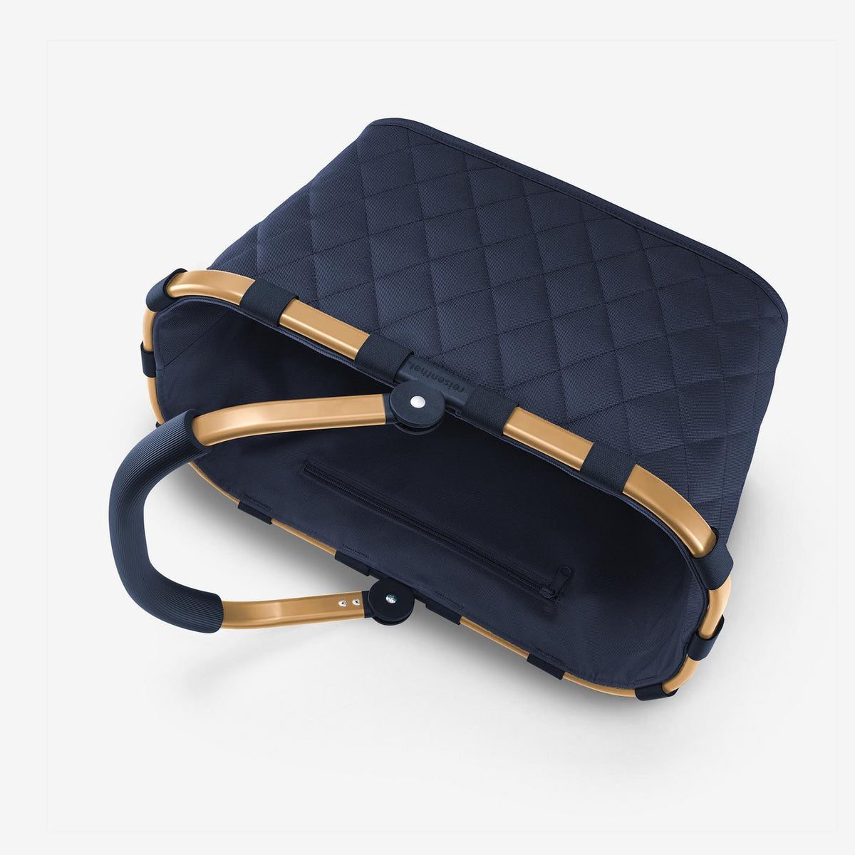 Reisenthel Carrybag Frame Rhombus Midnight Gold – produktový detail