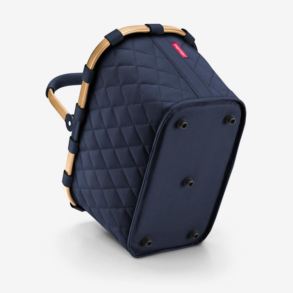 Reisenthel Carrybag Frame Rhombus Midnight Gold – produktový detail