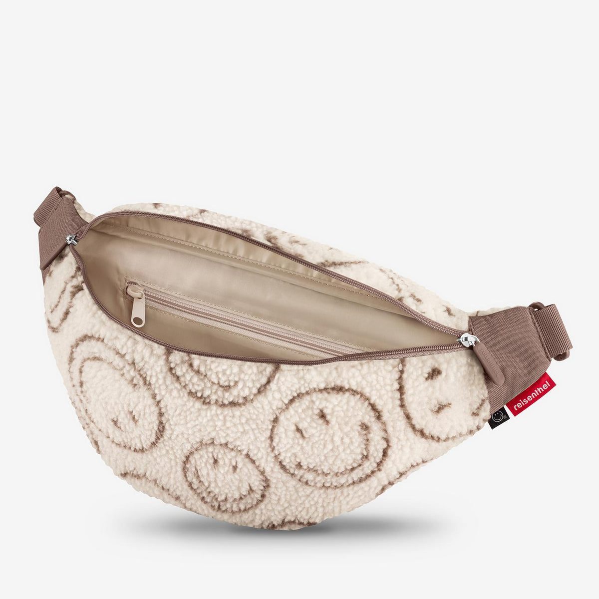 Reisenthel City Beltbag Smiley Teddy Chocolate – produktový detail