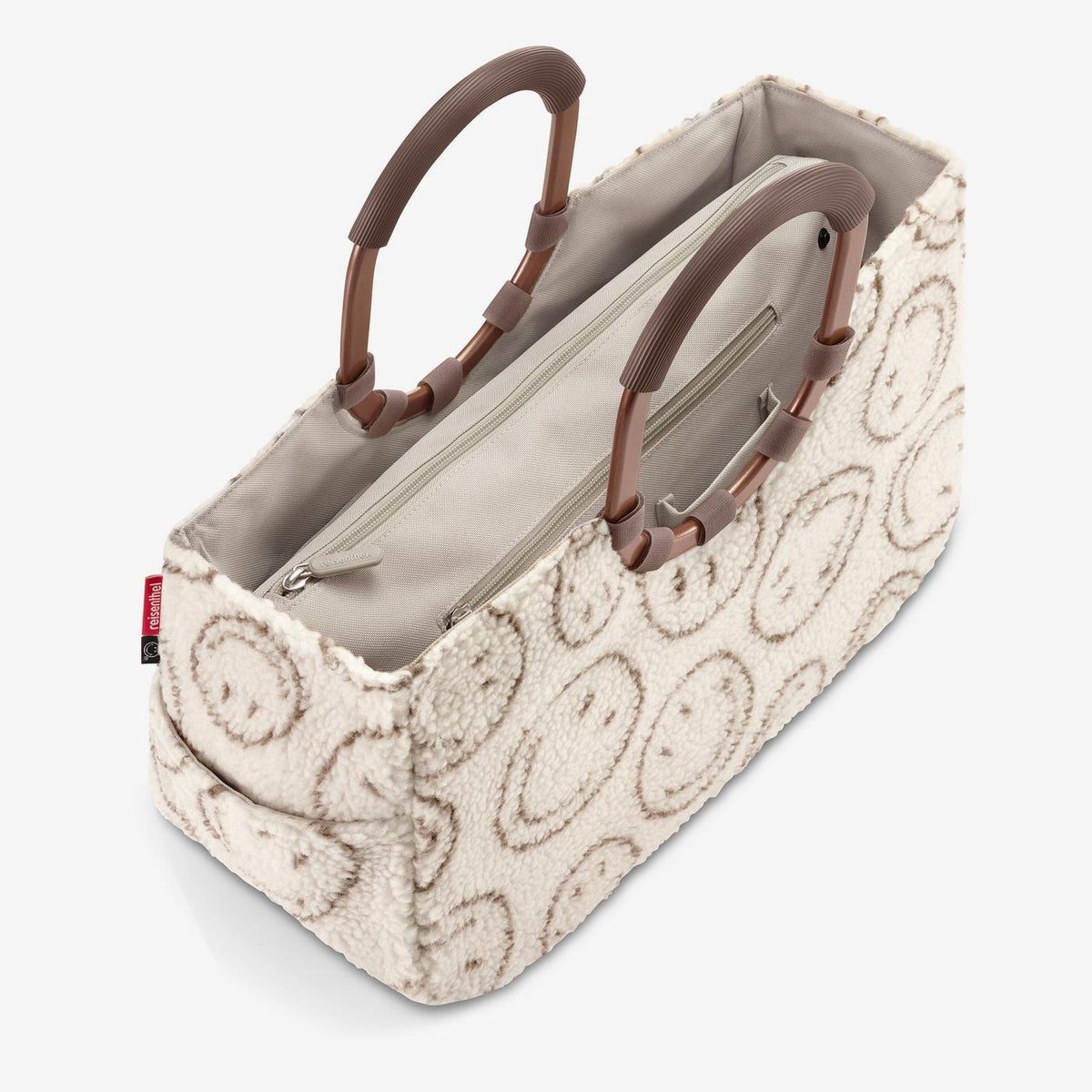 Reisenthel Loopshopper M Smiley Teddy Chocolate – produktový detail