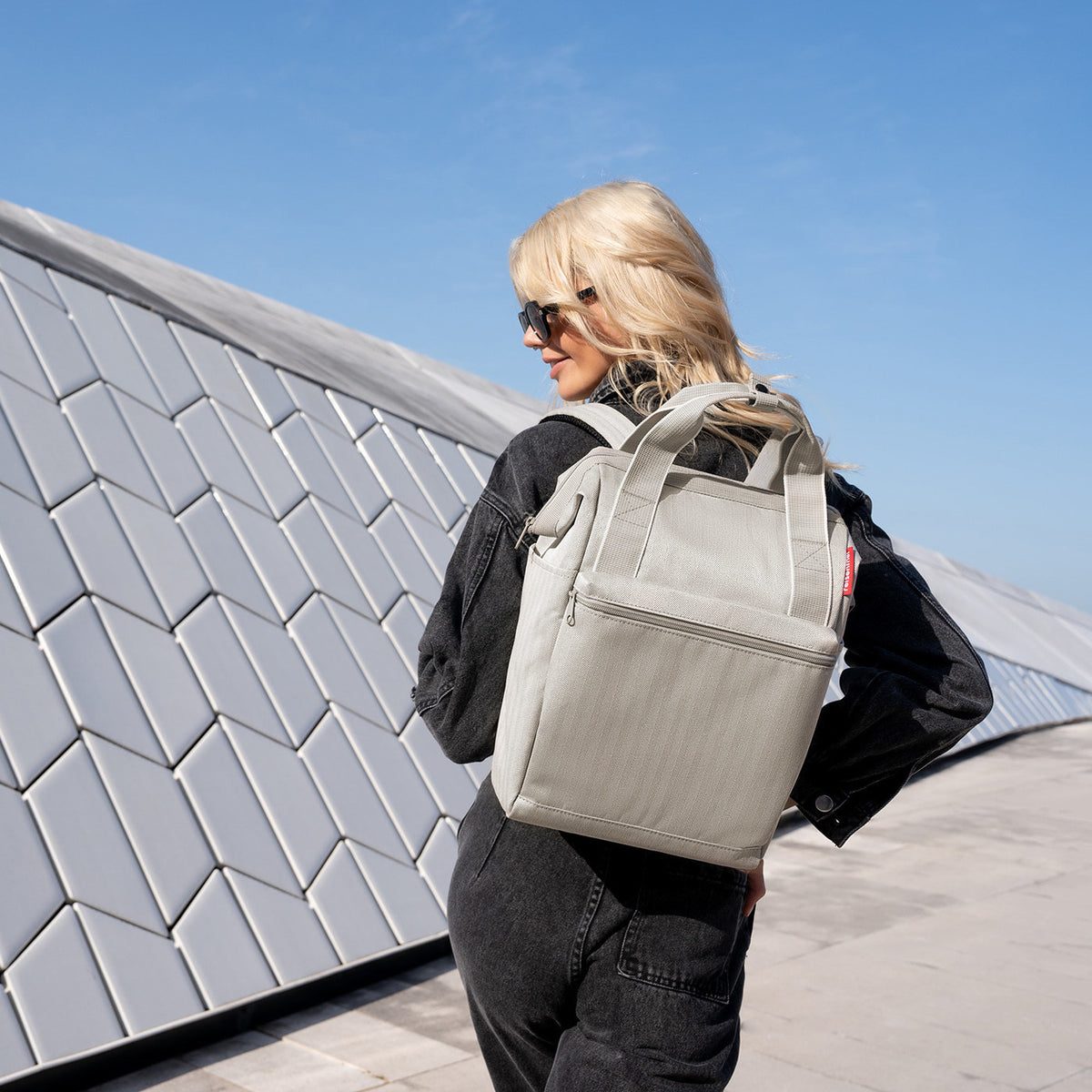 Reisenthel Allrounder R Herringbone Sand 15l – lifestyle fotografie