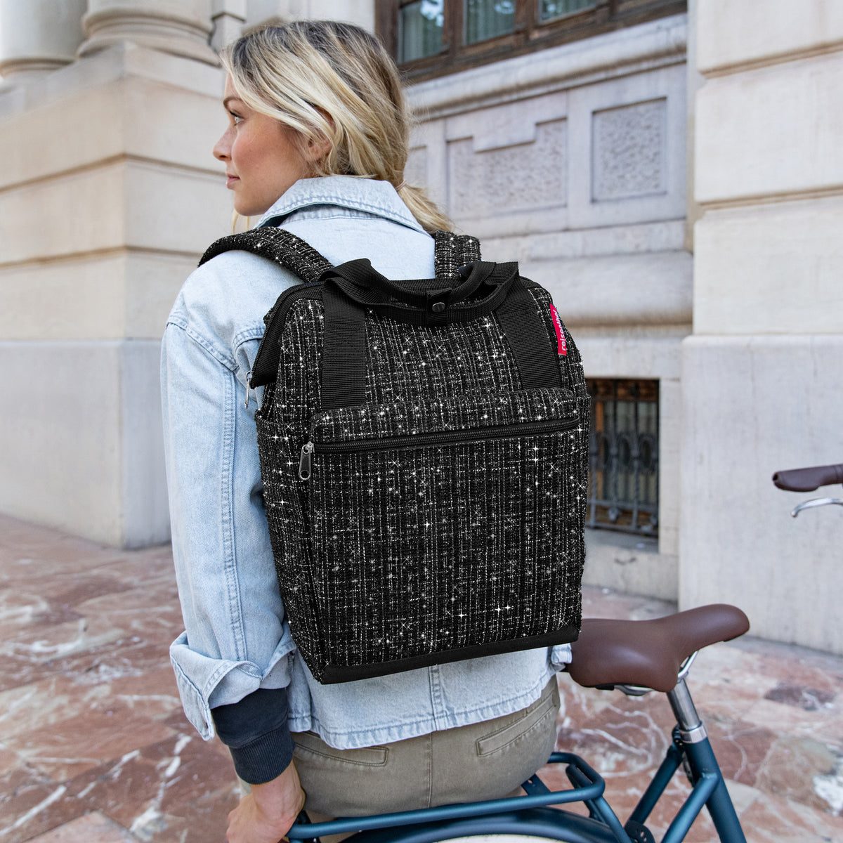 Reisenthel Allrounder R Boucle Black 15l – lifestyle fotografie