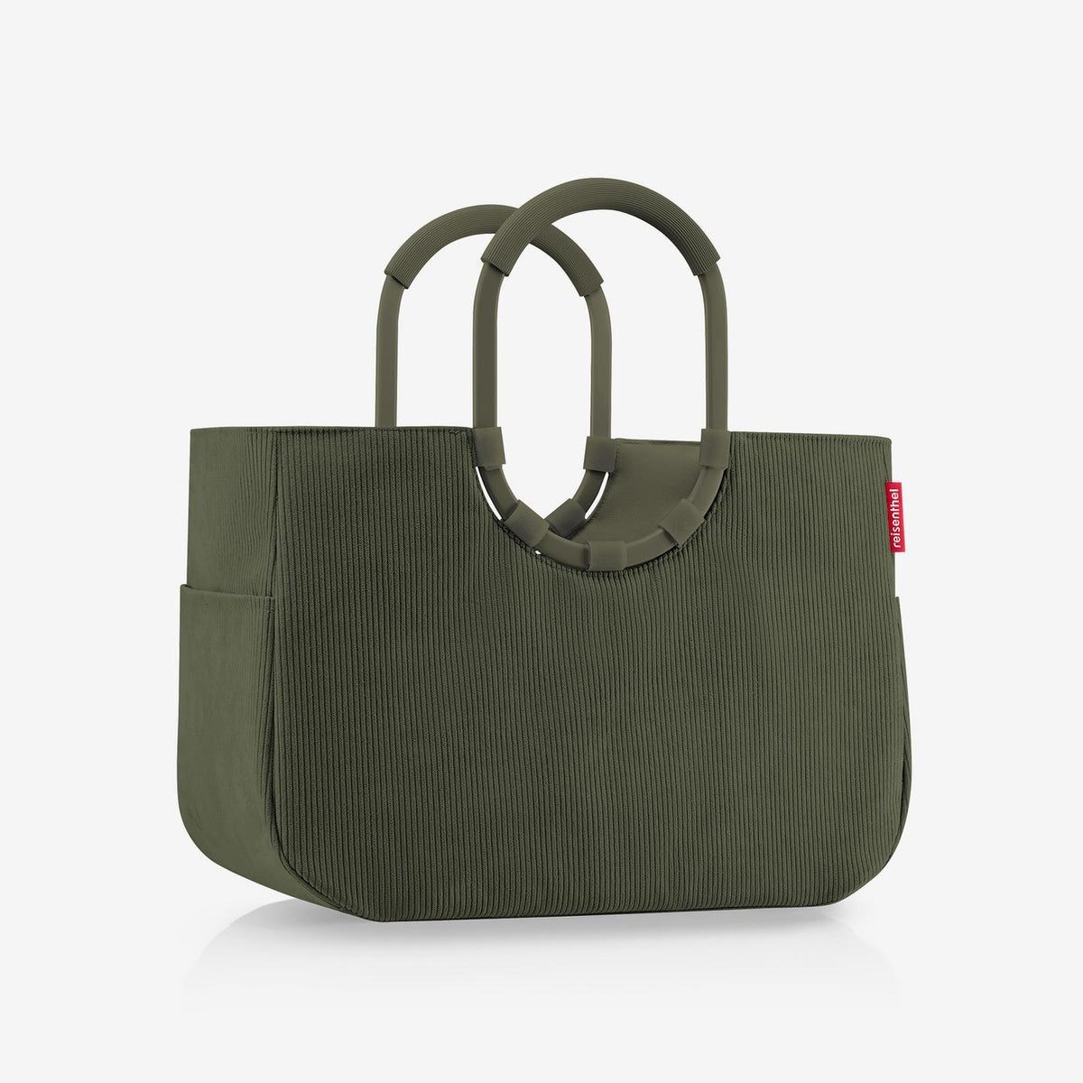 Reisenthel Loopshopper L Cord dark matcha – produktový detail