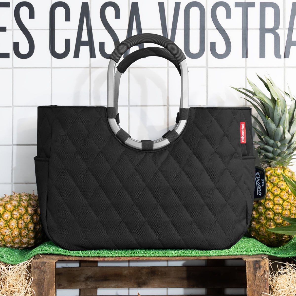 Reisenthel Loopshopper L Rhombus Black – lifestyle fotografie
