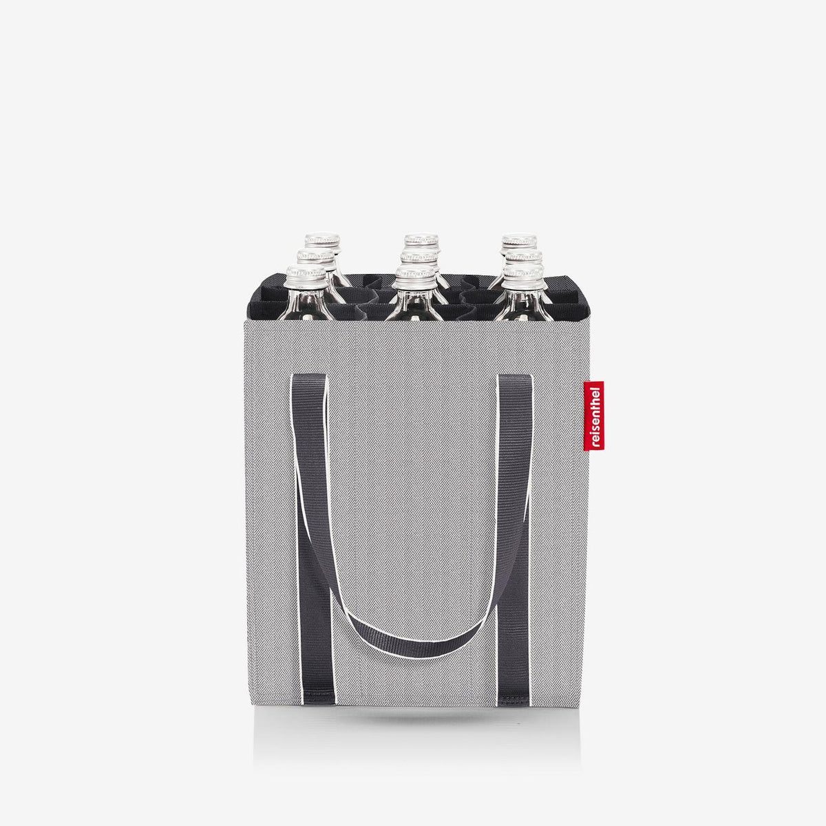 Reisenthel Bottlebag Herringbone Grey – produktový detail