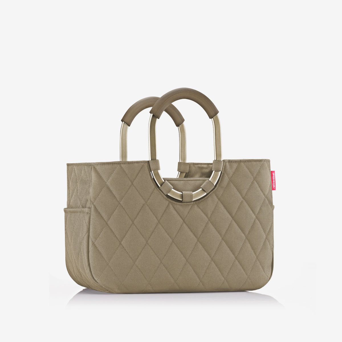 Reisenthel Loopshopper M Frame Rhombus Olive – produktový detail