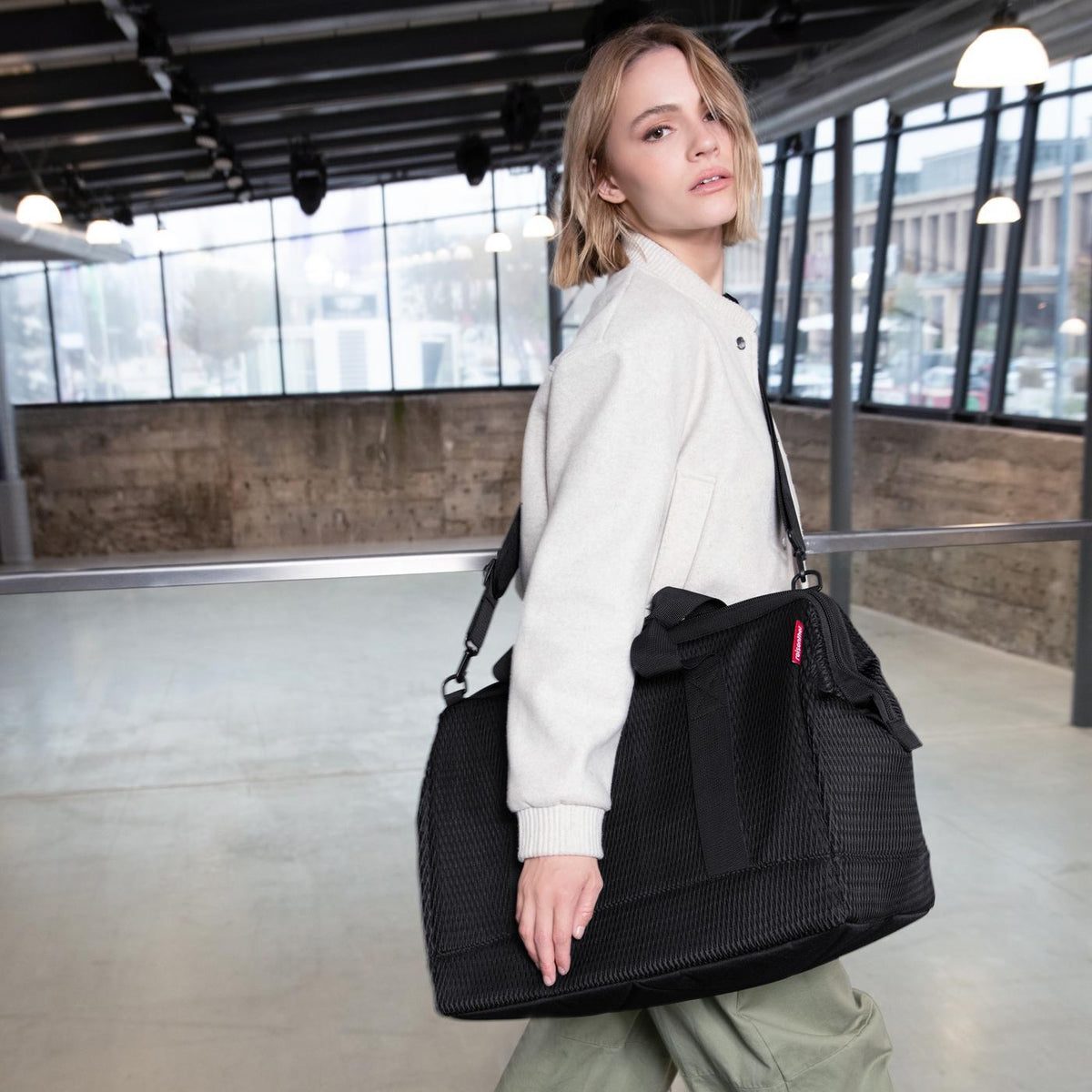 Reisenthel Allrounder L Mesh black – lifestyle fotografie