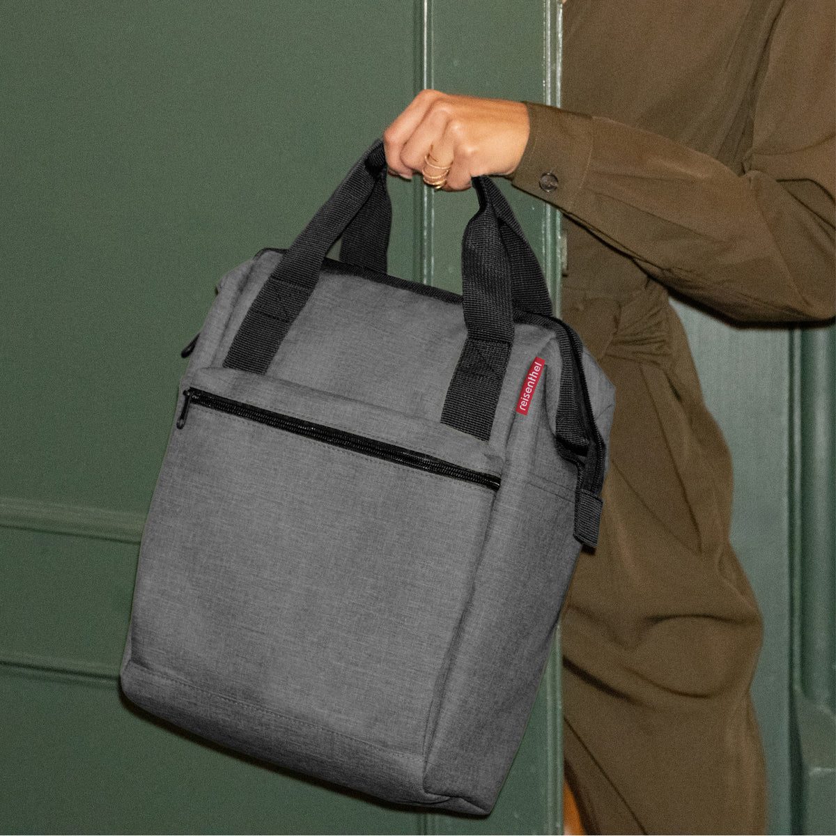 Reisenthel Allrounder R Twist Silver 15l – lifestyle fotografie
