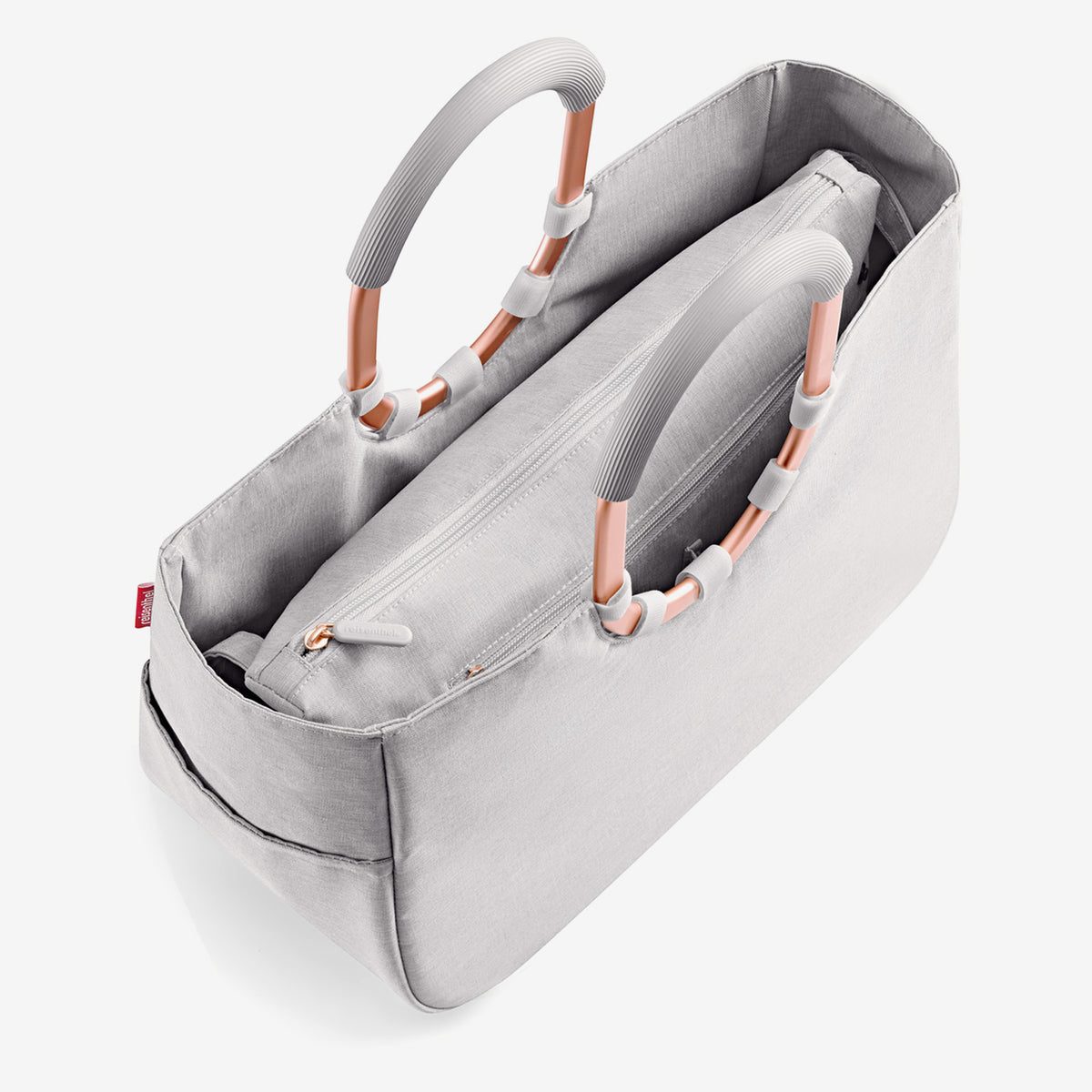 Reisenthel Loopshopper M Frame Twist Sky Rose – produktový detail