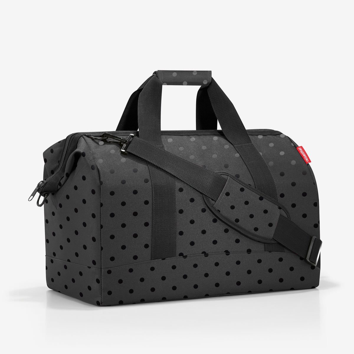 Reisenthel Allrounder L Glossy dots black – produktový detail