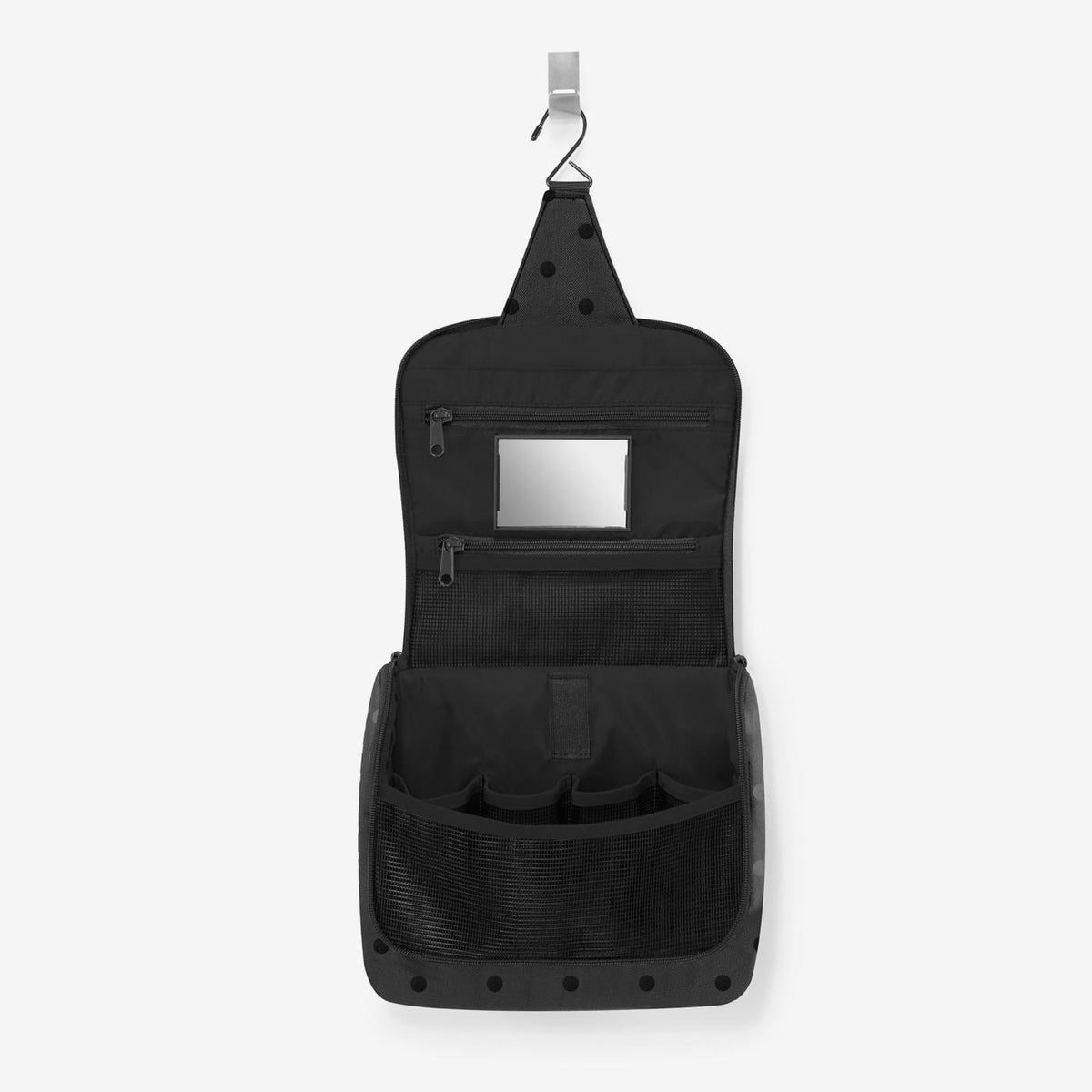 Reisenthel Toiletbag Glossy dots black – produktový detail