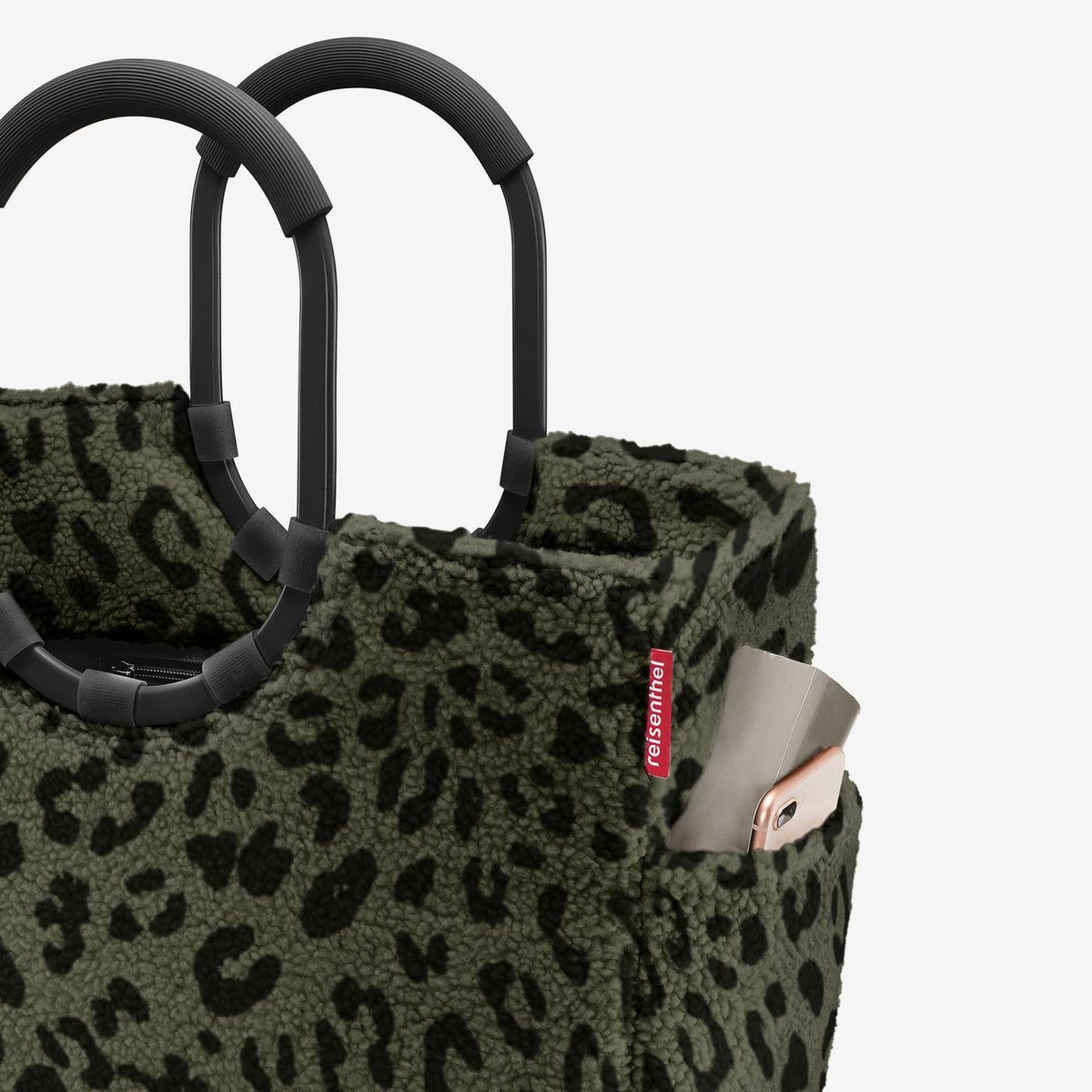 Reisenthel Loopshopper L Teddy Leo olive – produktový detail