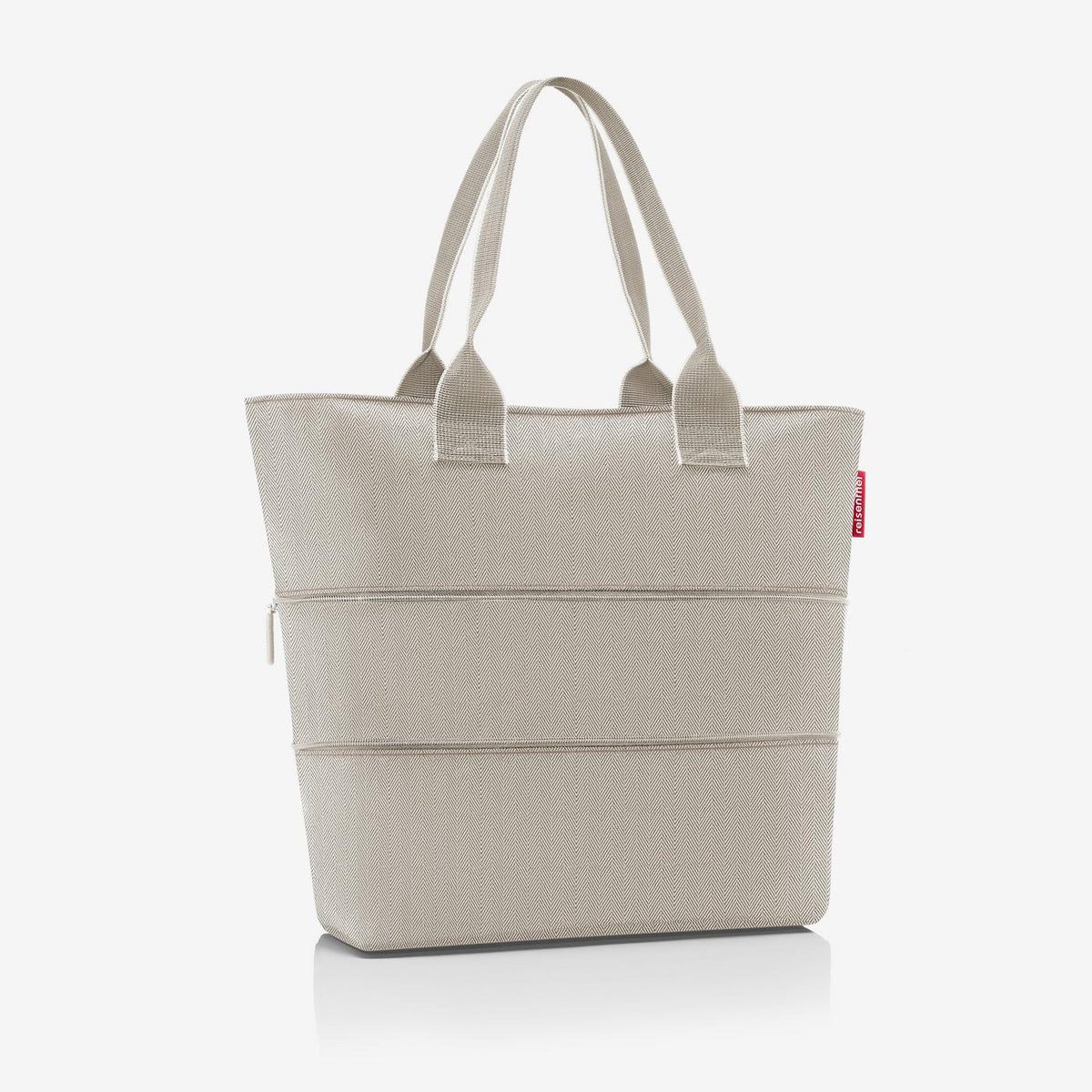 Reisenthel Shopper E1 Herringbone Sand – produktový detail