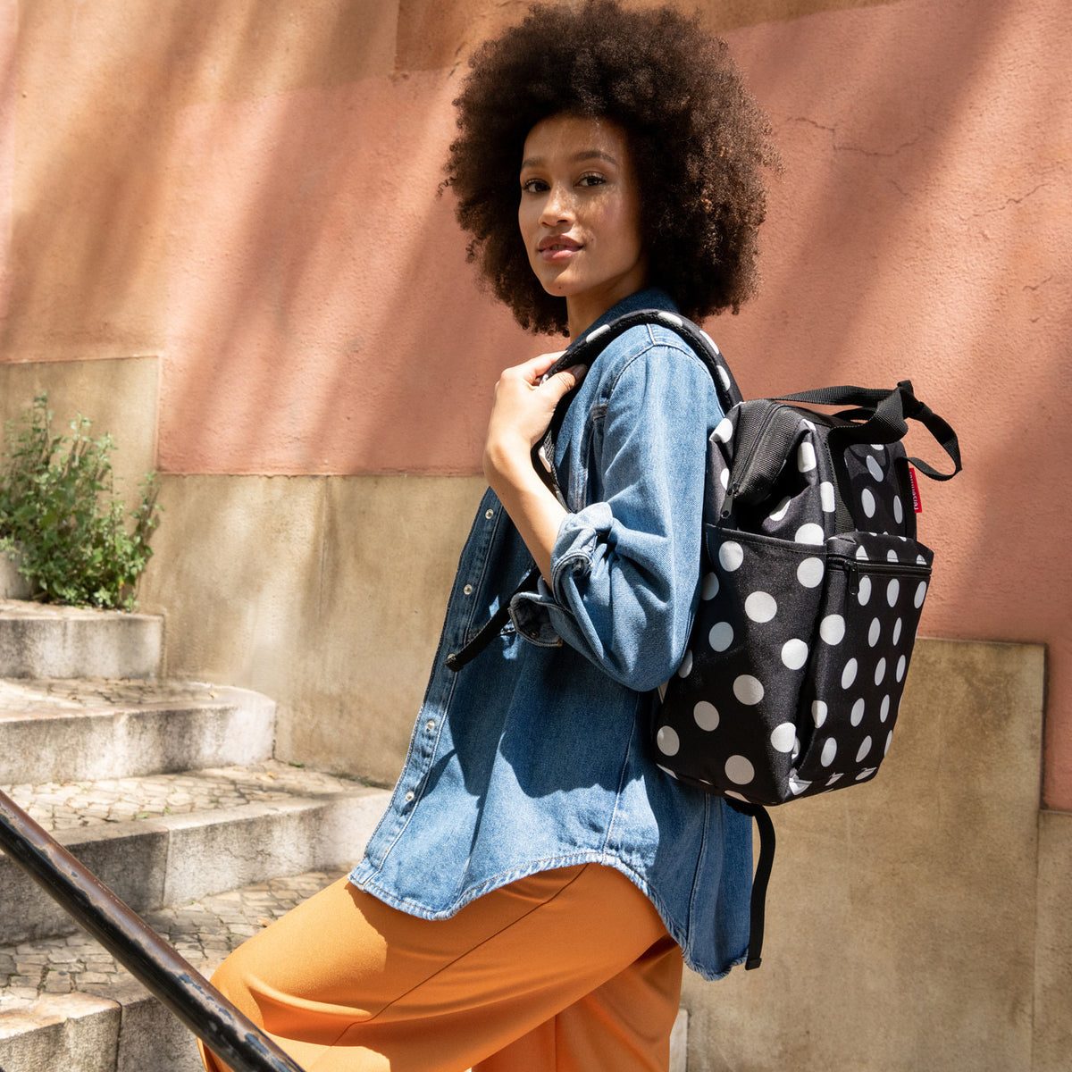 Reisenthel Allrounder R Dots White 15l – lifestyle fotografie