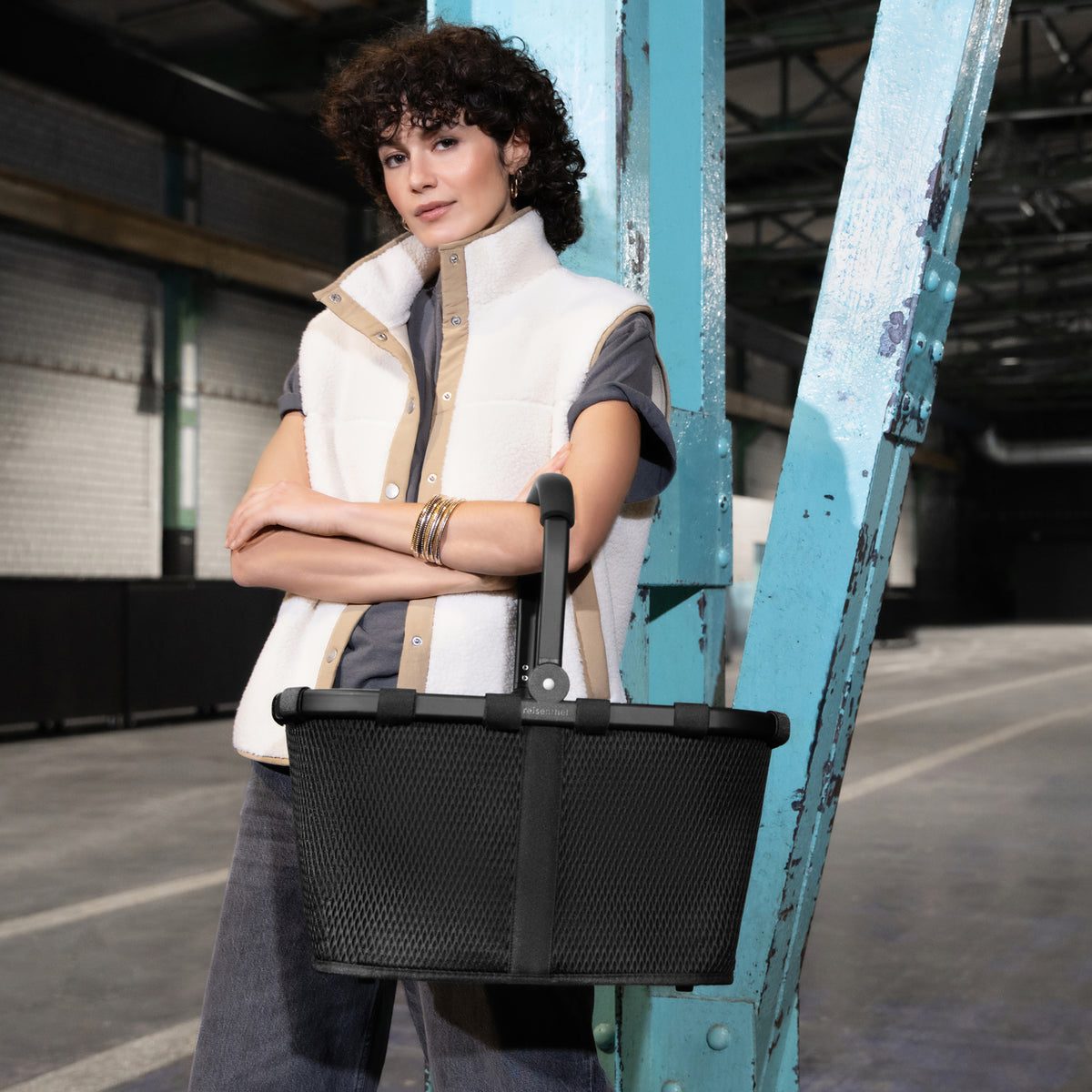 Reisenthel Carrybag Mesh black – lifestyle fotografie