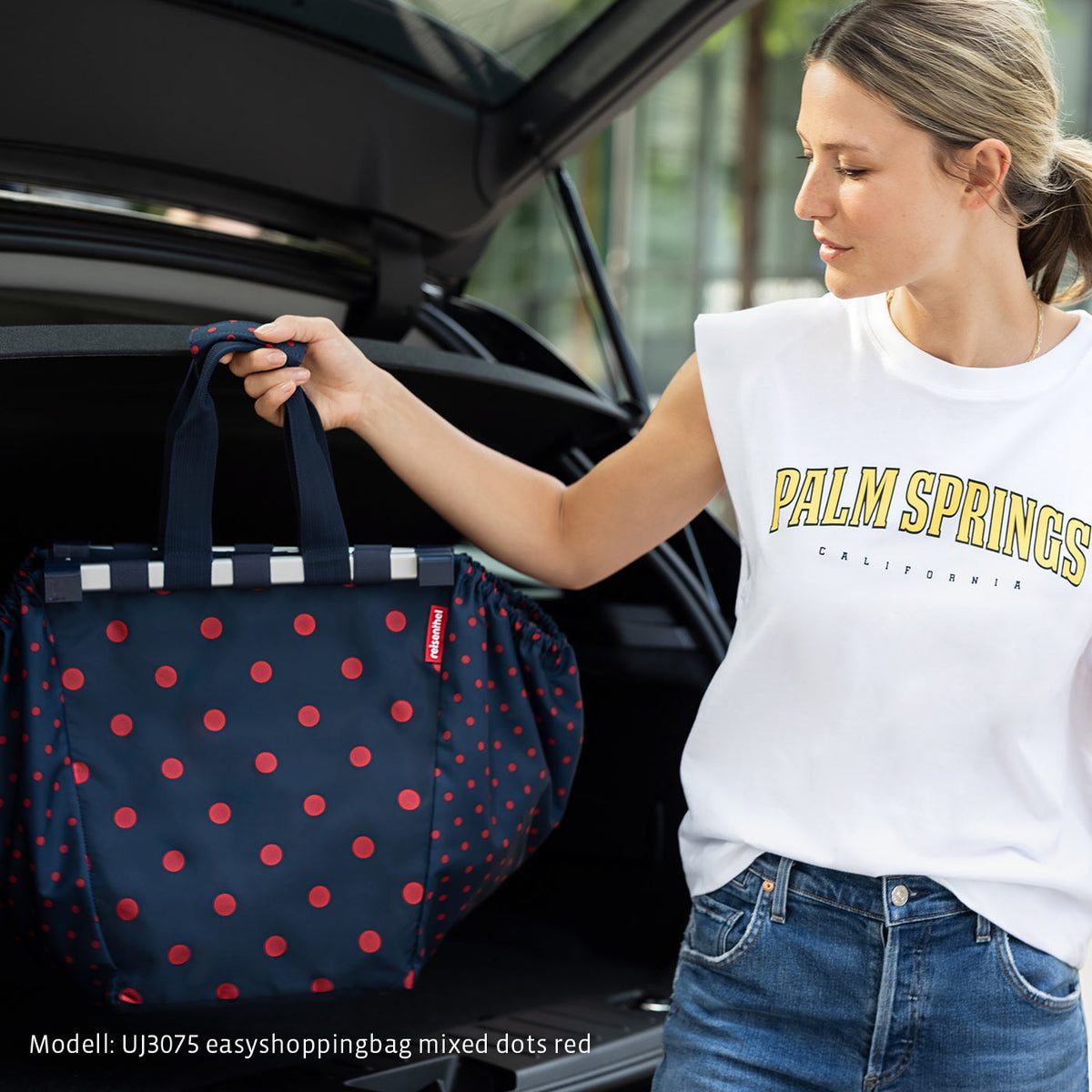 Reisenthel EasyShoppingBag Black – lifestyle fotografie