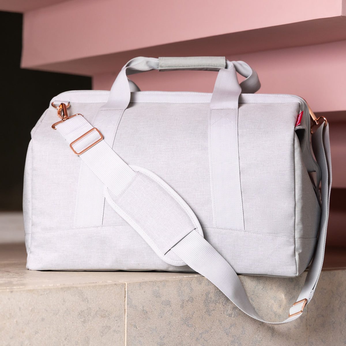 Reisenthel Allrounder L Twist Sky Rose – lifestyle fotografie