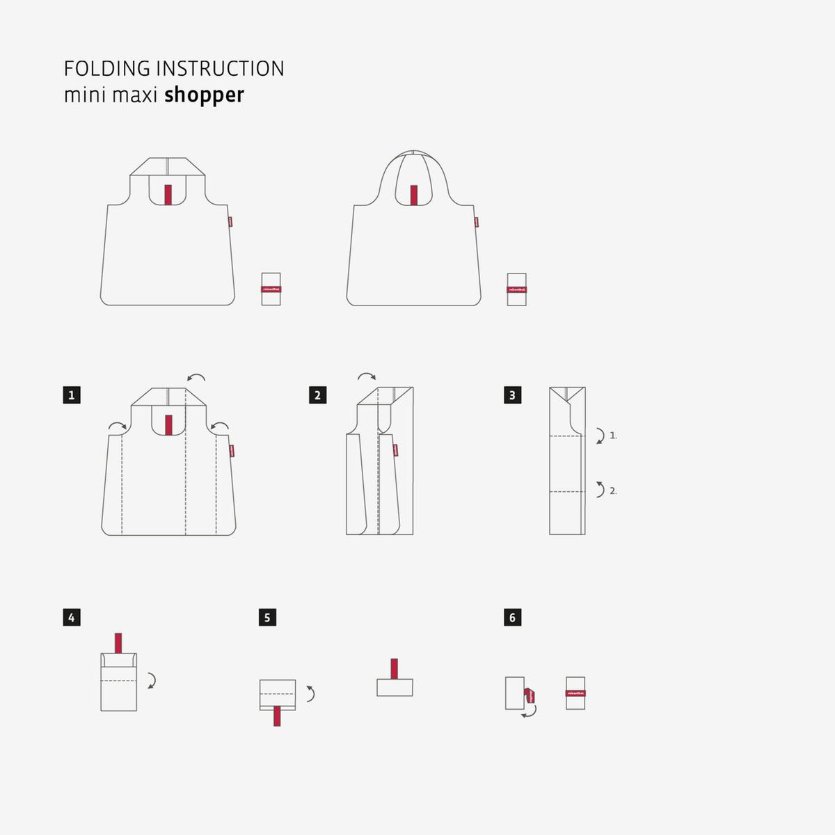 Reisenthel Mini Maxi Shopper Leo Macchiato – produktový detail