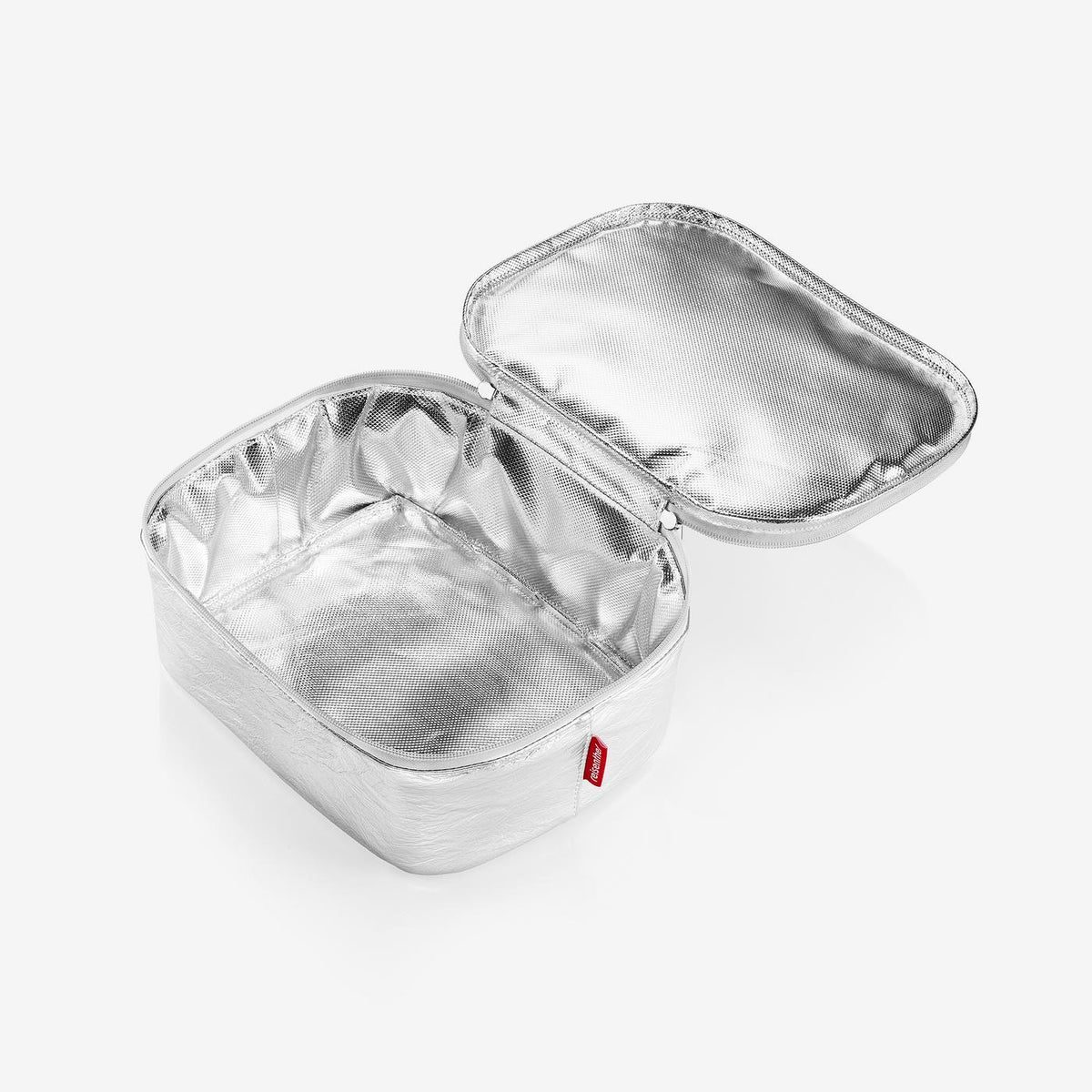Reisenthel Coolerbag M pocket Silver crackle – produktový detail