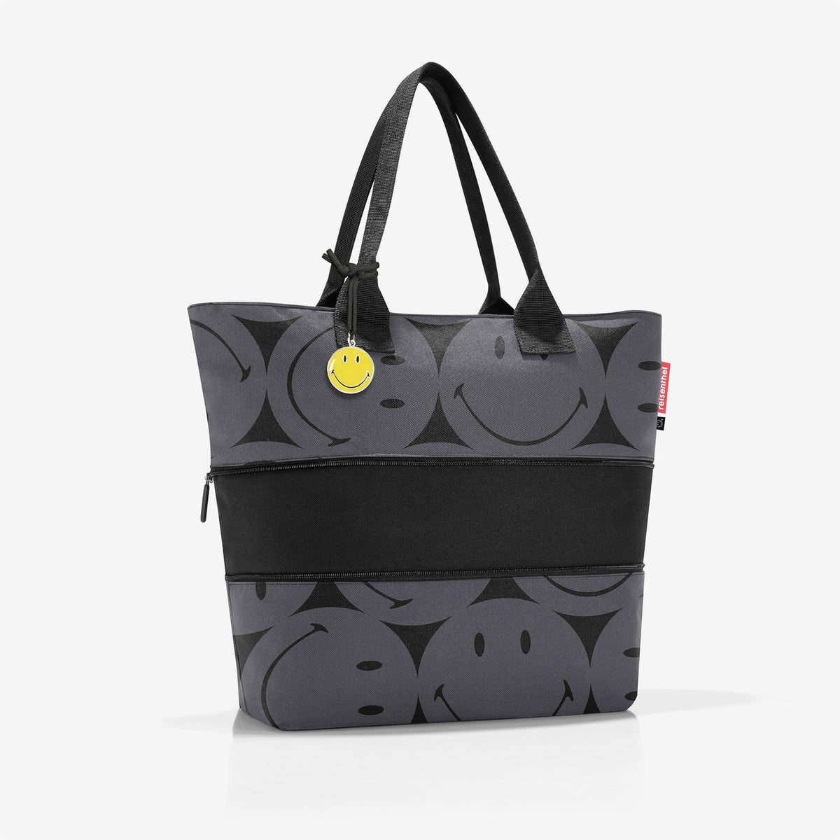 Reisenthel Shopper E1 Smiley grey – produktový detail