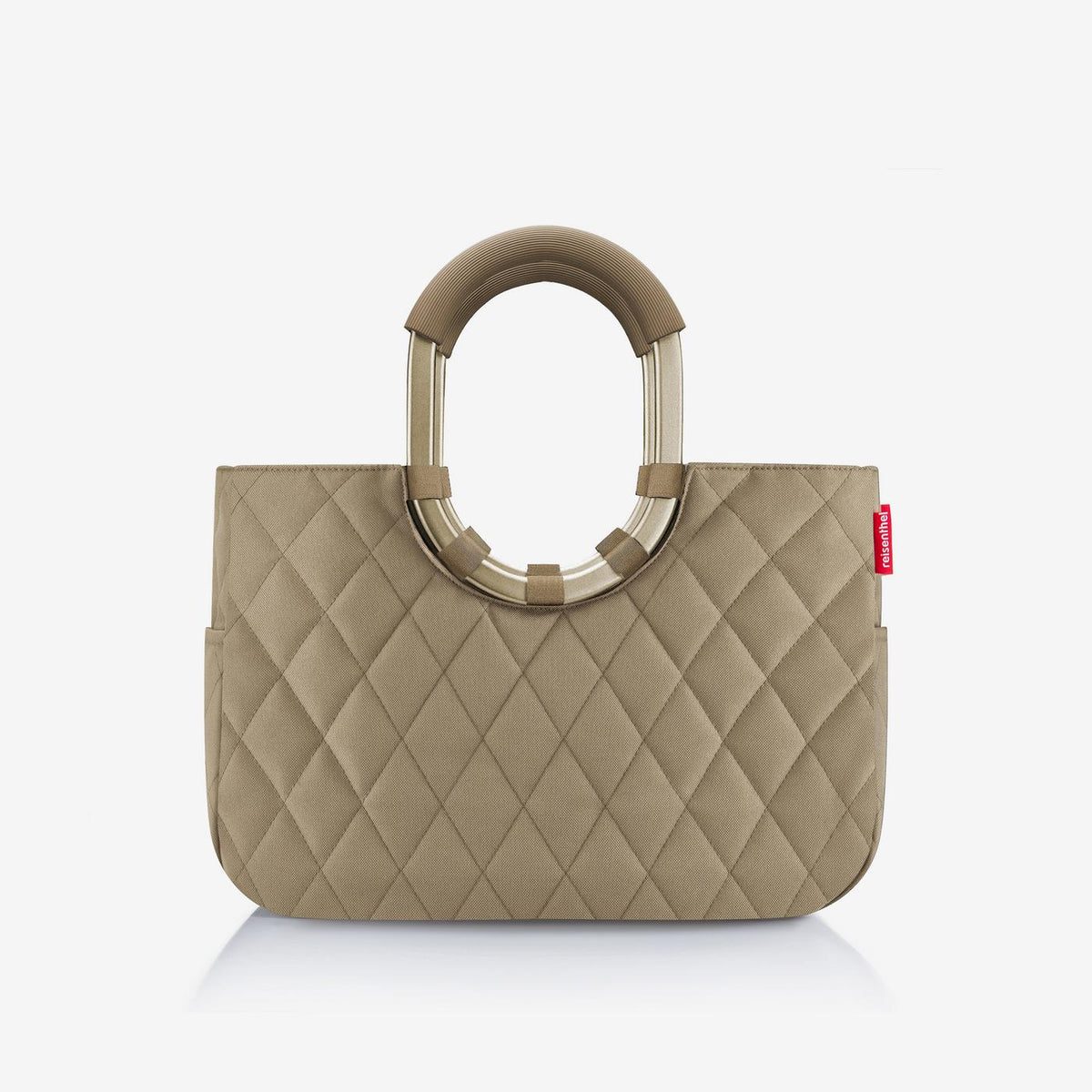 Reisenthel Loopshopper M Frame Rhombus Olive – produktový detail